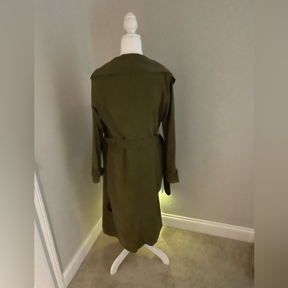Missguided Trench Coat Size 4 - Picture 2 of 3